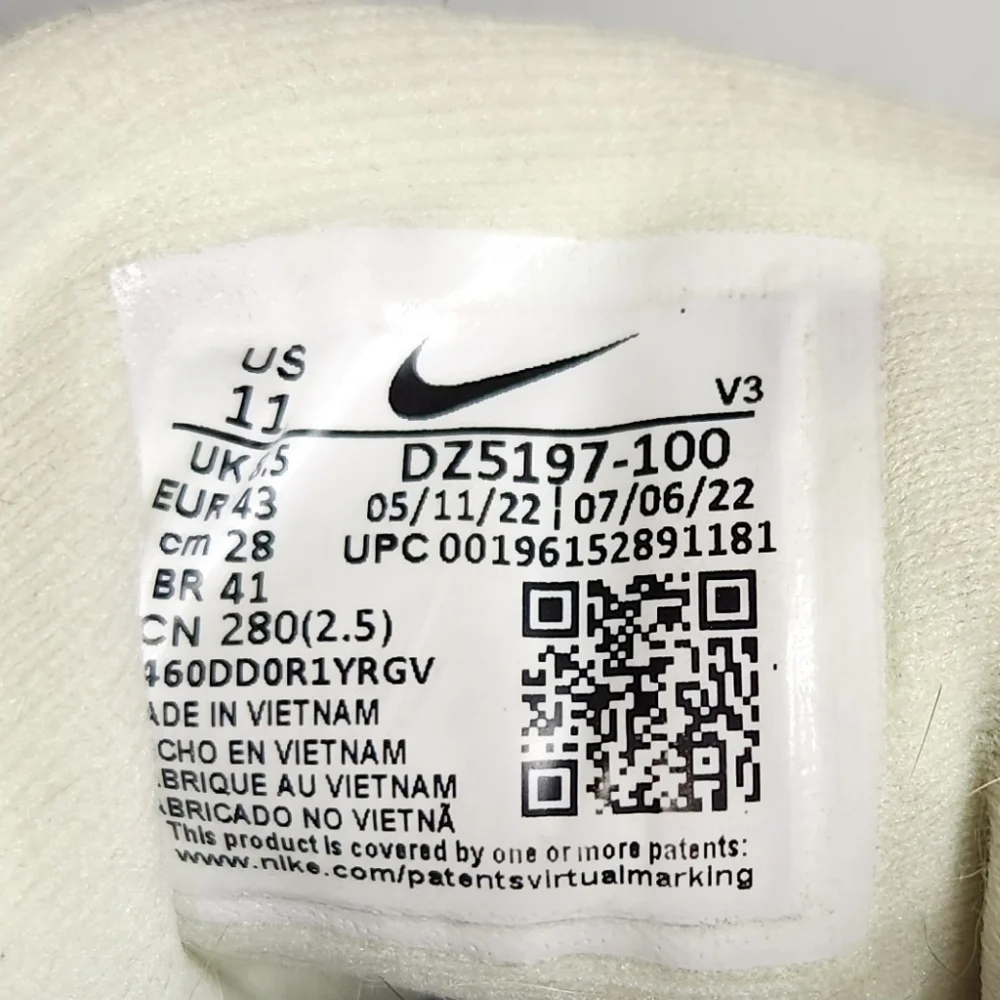 Nike Womens |11| AF1 PLT.AF.ORM White/Pastel/DZ5197-100